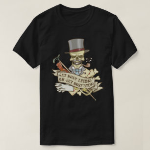 Anpassadets Vintage Skull T Shirt