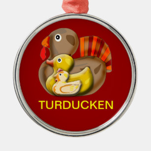 AnpassadeTurducken design Julgransprydnad Metall