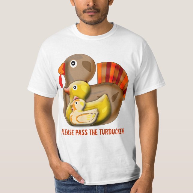 AnpassadeTurducken design T Shirt (Framsida)