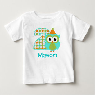 Anpassadeugglapojken understöder t shirt