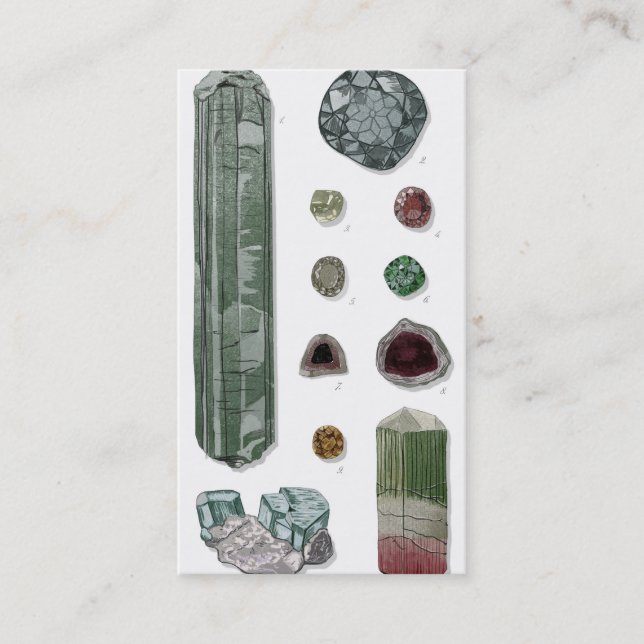 Anpassadevisitkort för juvelerare visitkort (Framsida)