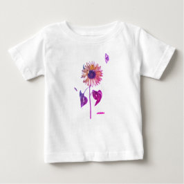 ANPASSANAMN SUNFLOWER BABY T-Shirt FOR GIRLS