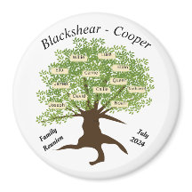 Anpassat 3-tums familjerättermagnet för familjeåte