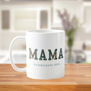 Anpassat år - trendig blommigt Coffee Mugg