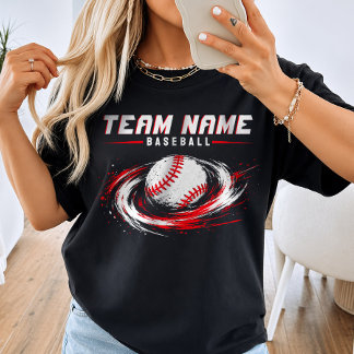 Anpassat basebollag, Personligt spelarnamn T Shirt