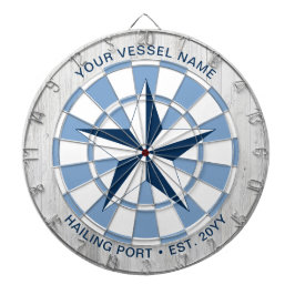 Anpassat båtnamn Nautilus-personalisering Darttavla