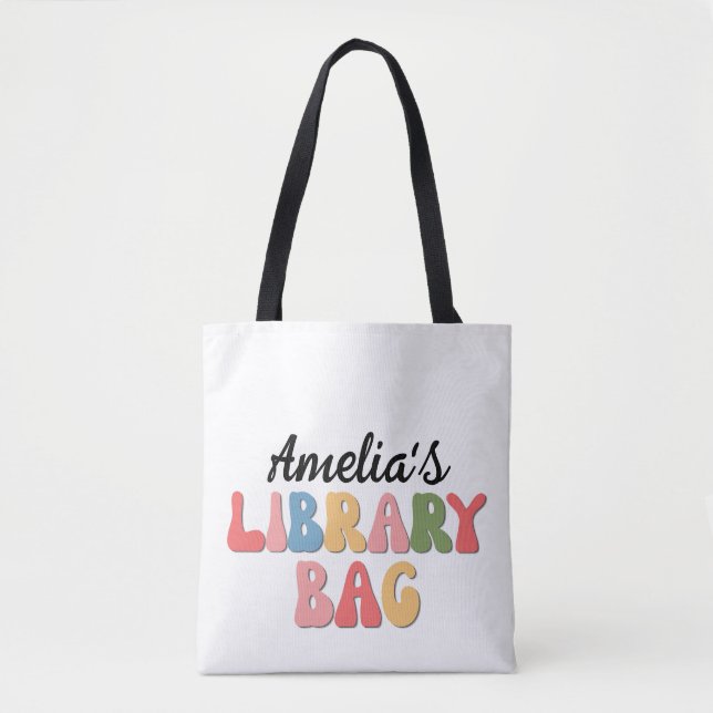 Anpassat bibliotek tygkasse (Framsida)