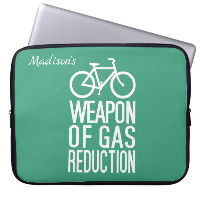 Anpassat cykelnamn och färg laptop sleeve (Framsidan)