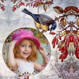 Anpassat dotterfoto för dekorativ Blommigt Ram