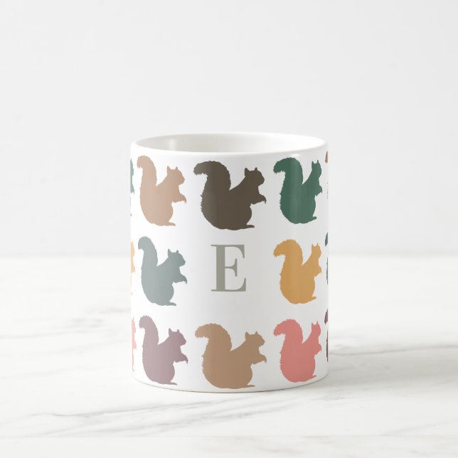 Anpassat Ekorre Dricksglas Retro Natur Present Kaffemugg (Center)