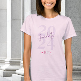 Anpassat enkelt Modern Script 2025 Studenten T Shirt