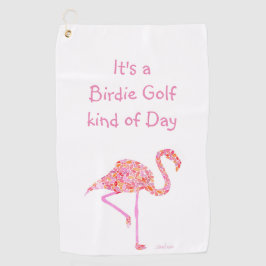 Anpassat Flamingo Golf Towel