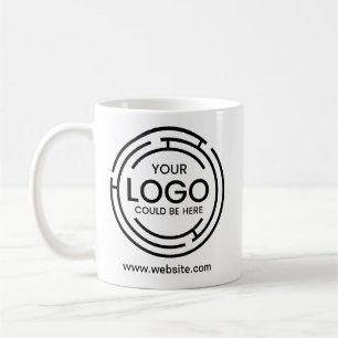 Anpassat företagslogotyp Företag Märkesvaror Corpo Kaffemugg