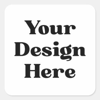 Anpassat företagslogotyp fyrkantigt märke med före