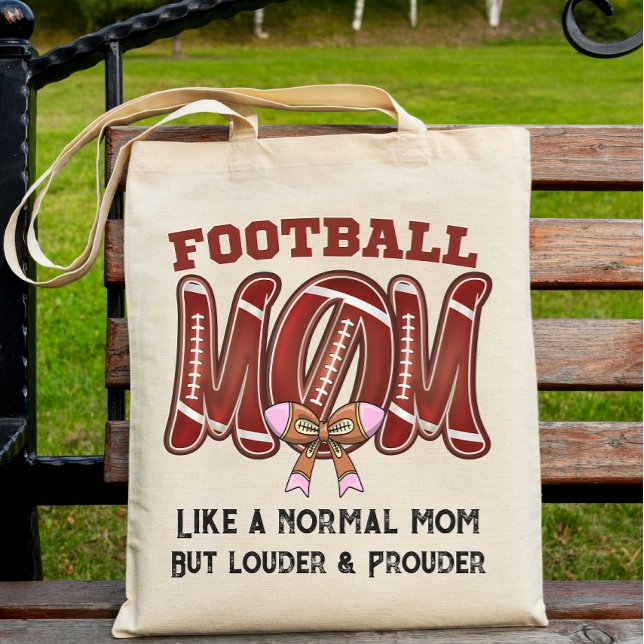 Anpassat fotbollsmamma speldag mors dag tygkasse (Skapare uppladdad)