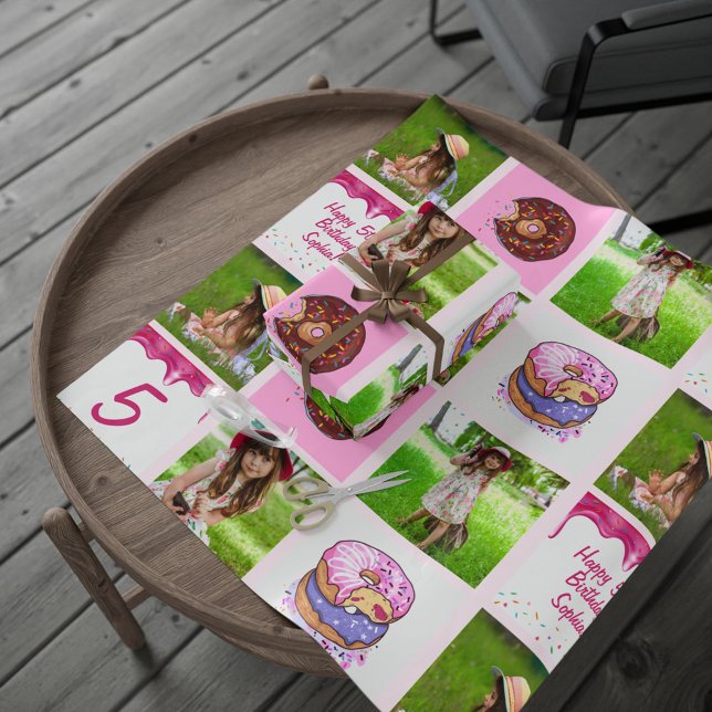 Anpassat foto för personlig Cute Girls Presentpapper (Skapare uppladdad)