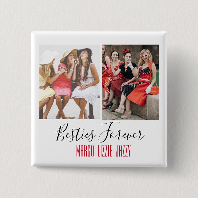 Anpassat foto för roligtens Vänskap Knapp (Framsida)