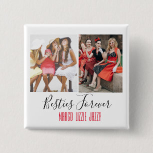 Anpassat foto för roligtens Vänskap Knapp