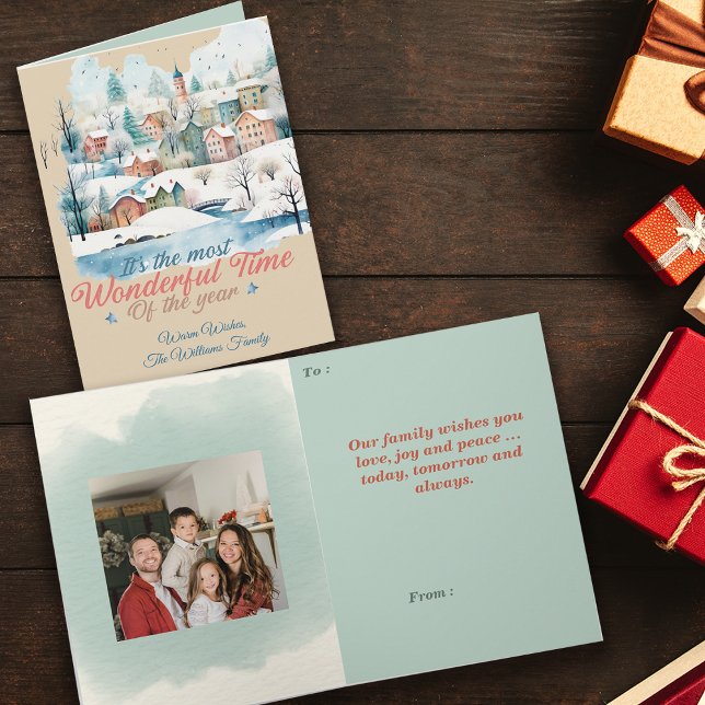 Anpassat foto för Vinter-Helgdagar - jul Kort (Skapare uppladdad)