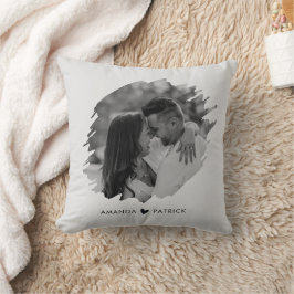 Anpassat foto par med modern Valentines day Kudde