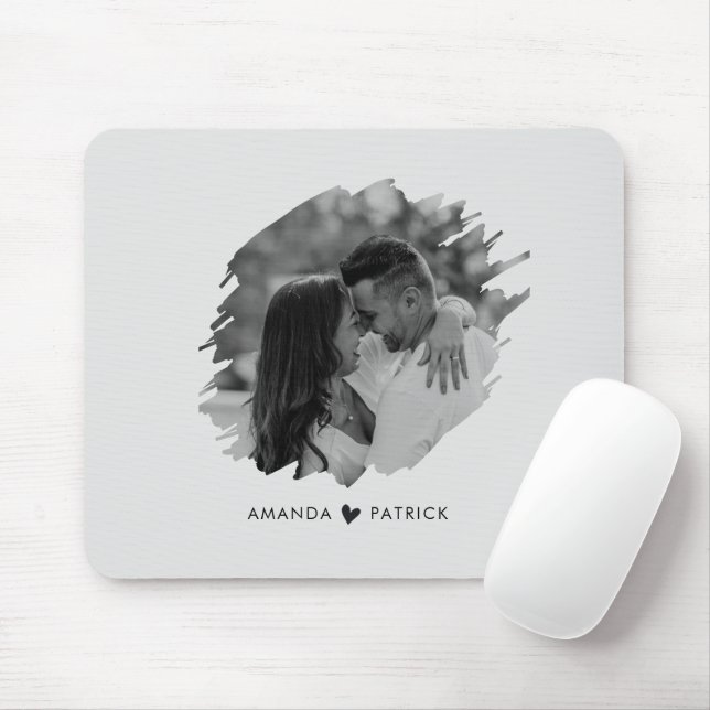 Anpassat foto par med modern Valentines day Musmatta (Med mus)