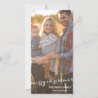 Anpassat fotokort för god jul julkort