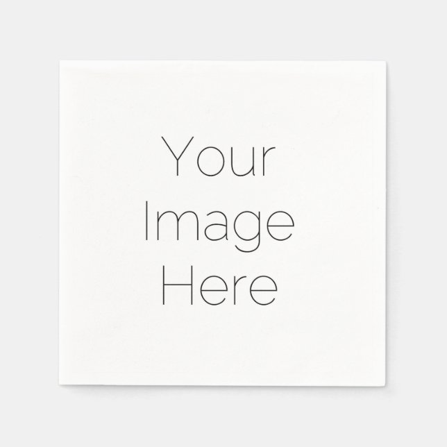 Anpassat fotopappers servett – Personlig Bröllop (Framsidan)