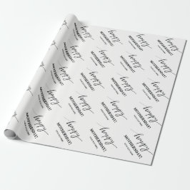 Anpassat glatt mors dagspapper för mamma presentpapper