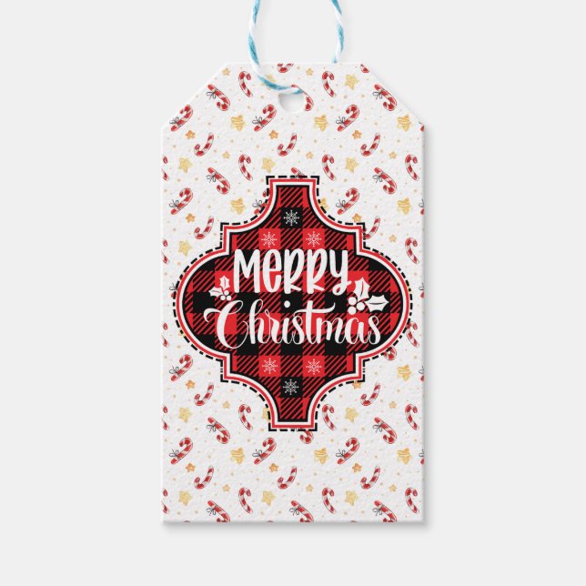 Anpassat godis förpackat presentetikett (Framsidan)