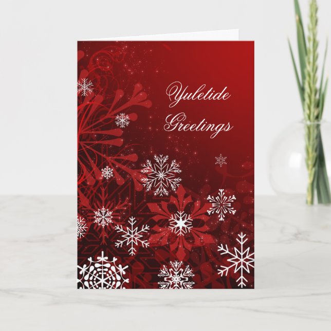 Anpassat juletidkort helgkort (Framsida)