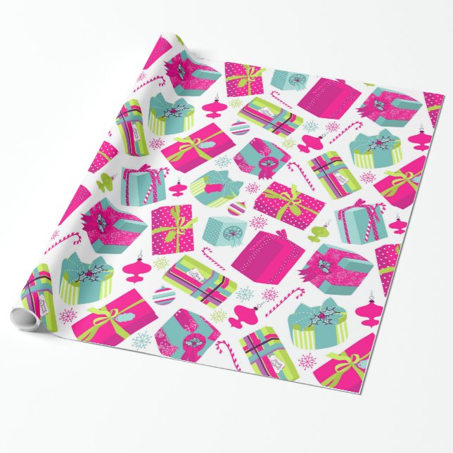 Anpassat julinpackningspapper presentpapper (Utrullad)