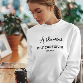 Anpassat kattälskarskript Namn Stad Professionell  T Shirt