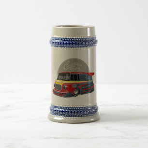 Anpassat koncept för retro tävling van sejdel