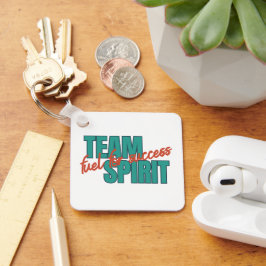 Anpassat kontor för inspirationsteamet Spirit-Logo Nyckelring