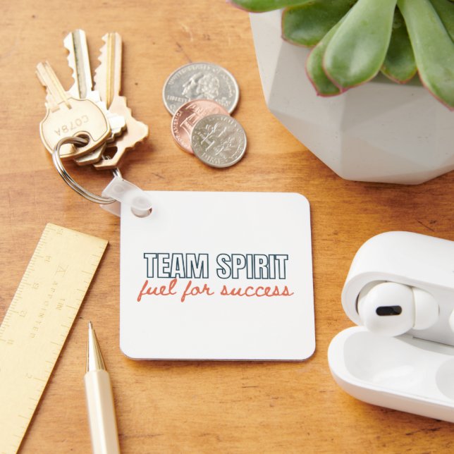 Anpassat kontor för inspirationsteamet Spirit-Logo Nyckelring (Skrivbord)