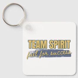 Anpassat kontor för inspirationsteamet Spirit-Logo Nyckelring