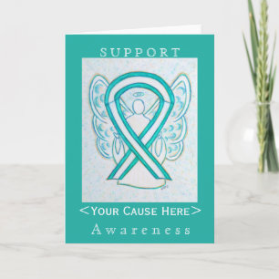 Anpassat kort för Cervical Cancer Awareness Ribbon