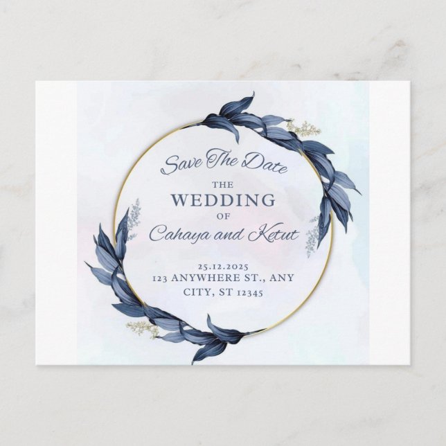 Anpassat kort för meningsfulla händelser (Framsida)