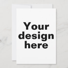 Anpassat kort för platta inbjudningar, Anpassnings