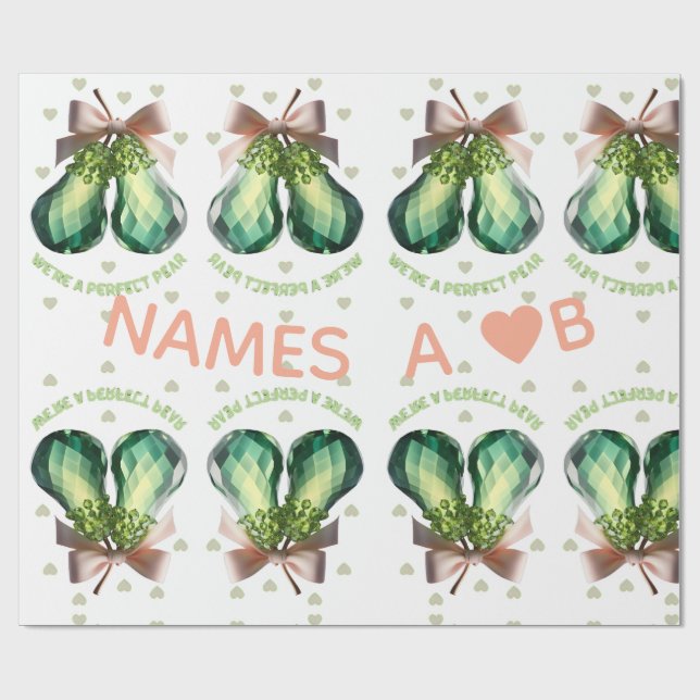 Anpassat kristallvalentinpresentpapper presentpapper (Platt)