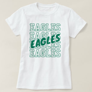 Anpassat lagnamn på upprepning - T-shirt för skoll