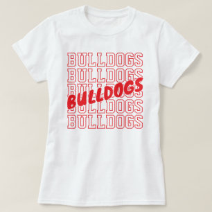 Anpassat lagnamn på upprepning - T-shirt för skoll
