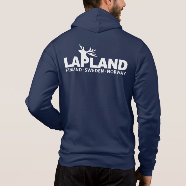 Anpassat LAPLAND-namn / text T Shirt (Baksida)