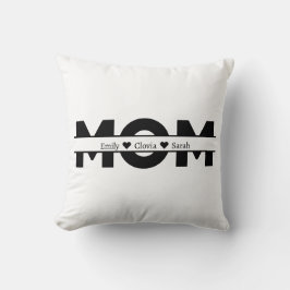 Anpassat mamma barn namn kudde