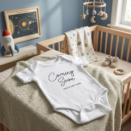 (Anpassat manus) Kommer snart graviditetsannonseri T Shirt