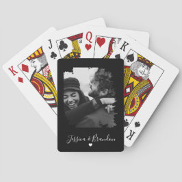 Anpassat modernt foto casinokort