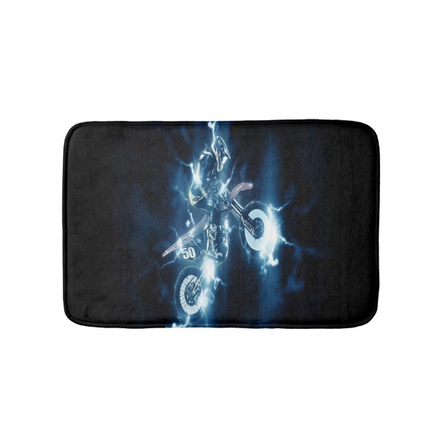 Anpassat motocross badrumsmatta (Framsidan)