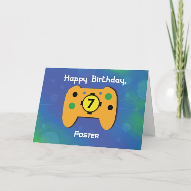 Anpassat namn 7 Åldersspelarstyrenhet Kort (Framsida)
