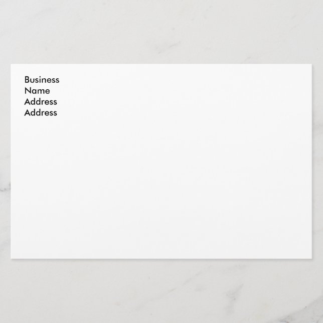 Anpassat namn Adress-kuvert Brevpapper (Framsida)