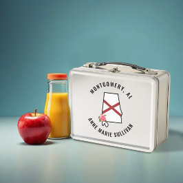 Anpassat namn Alabama-Flagga och nedre Cornhole se